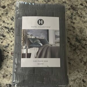 NWT Hotel Collection Quilted Euro Pillow Sham